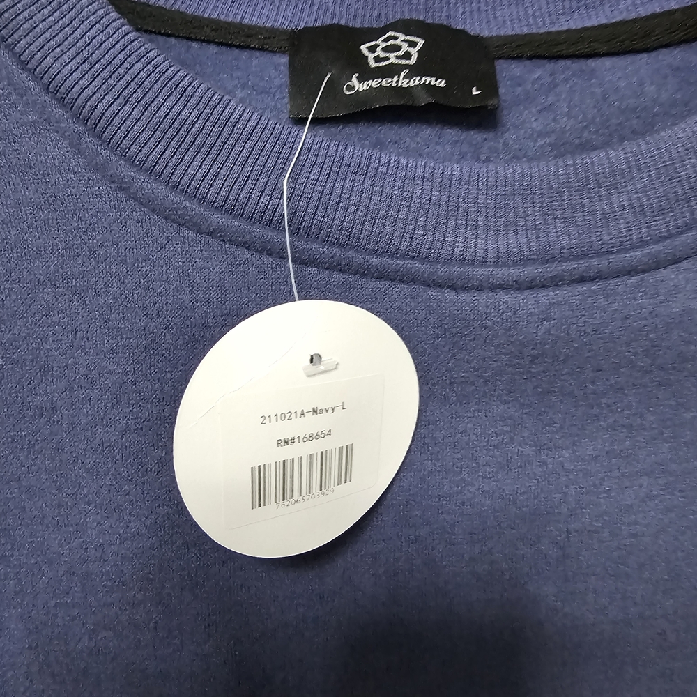 Classic Blue‎ Crewneck Sweater for Men - Picture 3 of 8